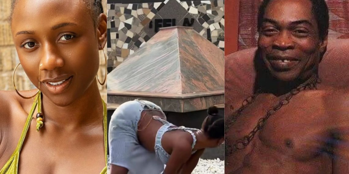 Korra Obidi Sparks Backlash After Twerking at Fela Kuti’s Grave in “Playful Tribute”