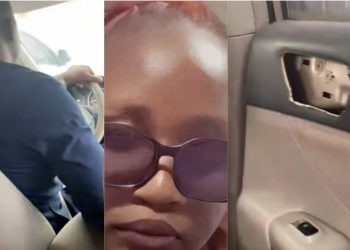 Terrifying Uber Ride: Lady Panics After Discovering Broken Door Lock Mid-Trip [VIDEO]