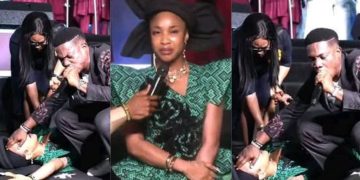 Tonto Dikeh Testifies of Deliverance From 27-Year Smoking Addiction and Masturbation as Pastor Jerry Lays Hands on Her [VIDEO]