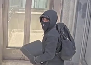 Caught on Camera: Thief Smashes Doors to Rob North Side Businesses