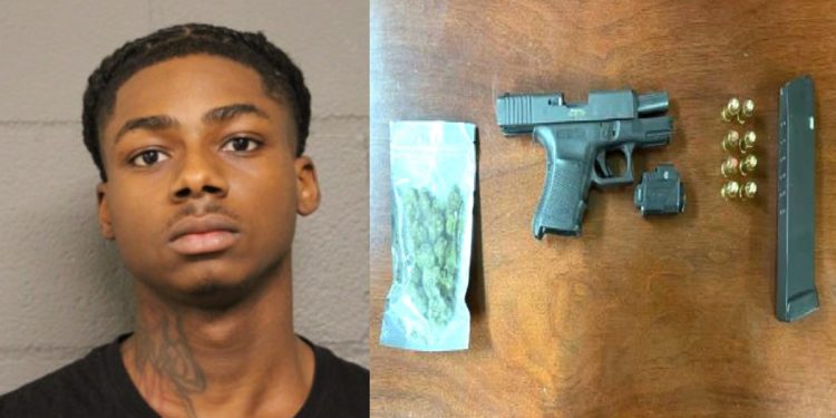 Chicago Man Charged After Loaded Gun Found During Traffic Stop in Ford Heights