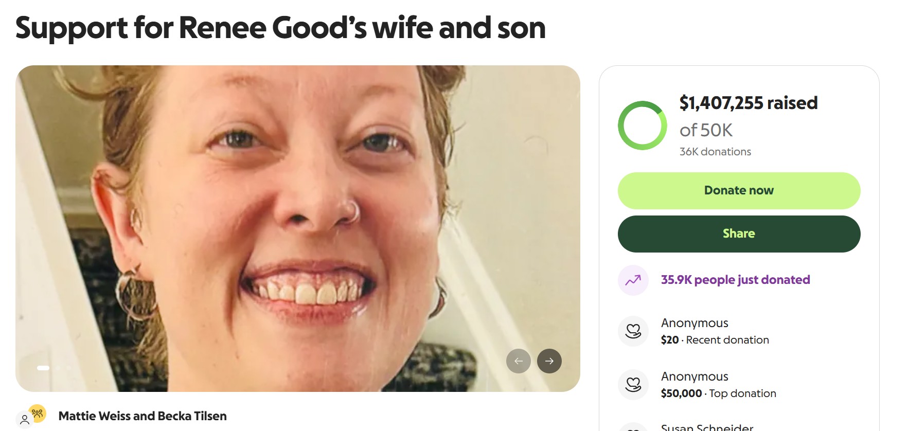 Renee Good GoFundMe