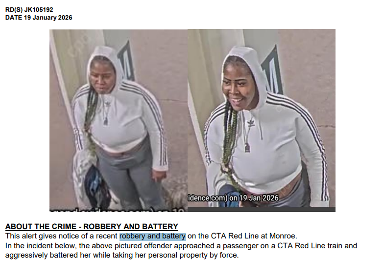 Community Unmasks Lemia Black as Red Line Robbery Suspect with Extensive "Rap Sheet"