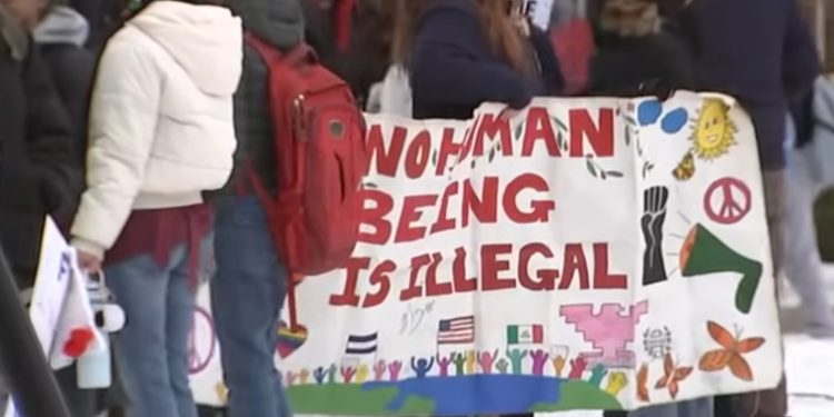 Hundreds Of North Side Students Walk Out To Protest ICE At River Park