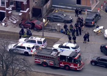 Vehicle Crashes Into West Side House Near Amoco Gas Station