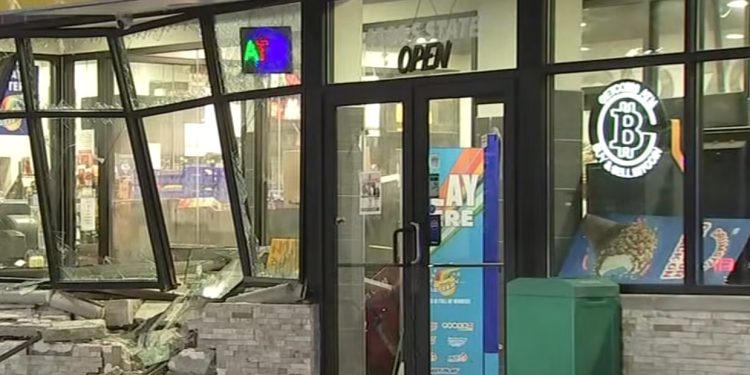 South Side Gas Station Smashed in Early Morning Chicago ATM Theft
